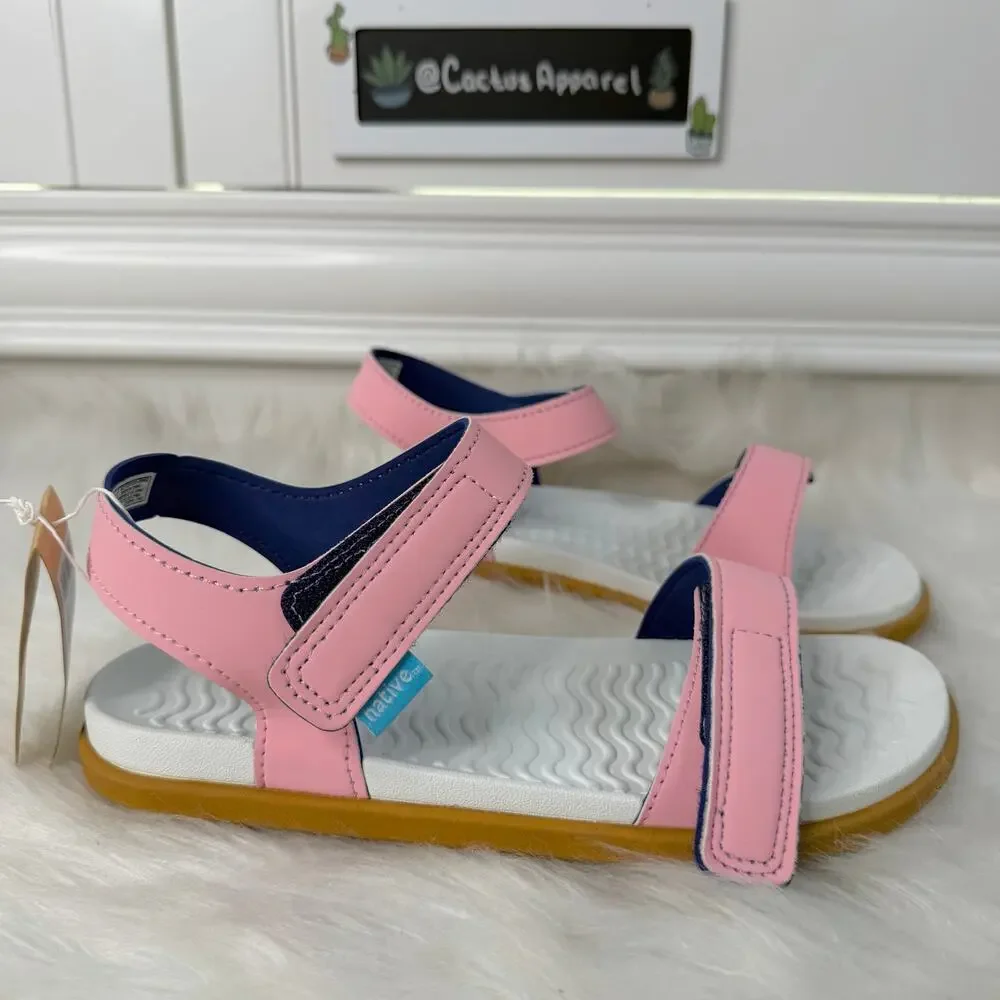 New Native Charley Lightweight Velcro Sandals Size J3